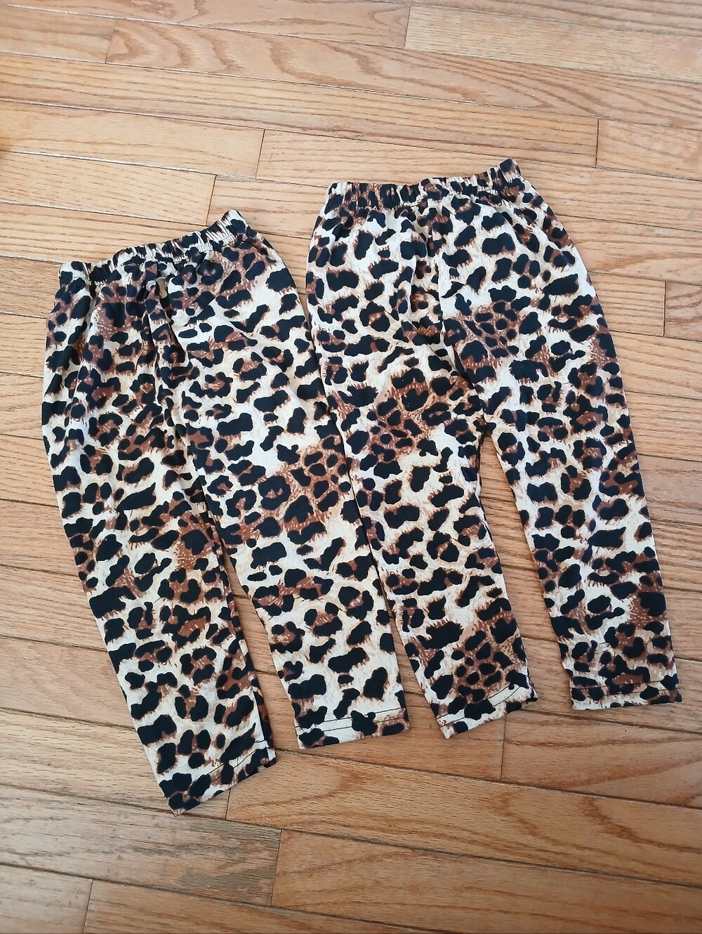 2 Pairs Of Leopard Print Pants